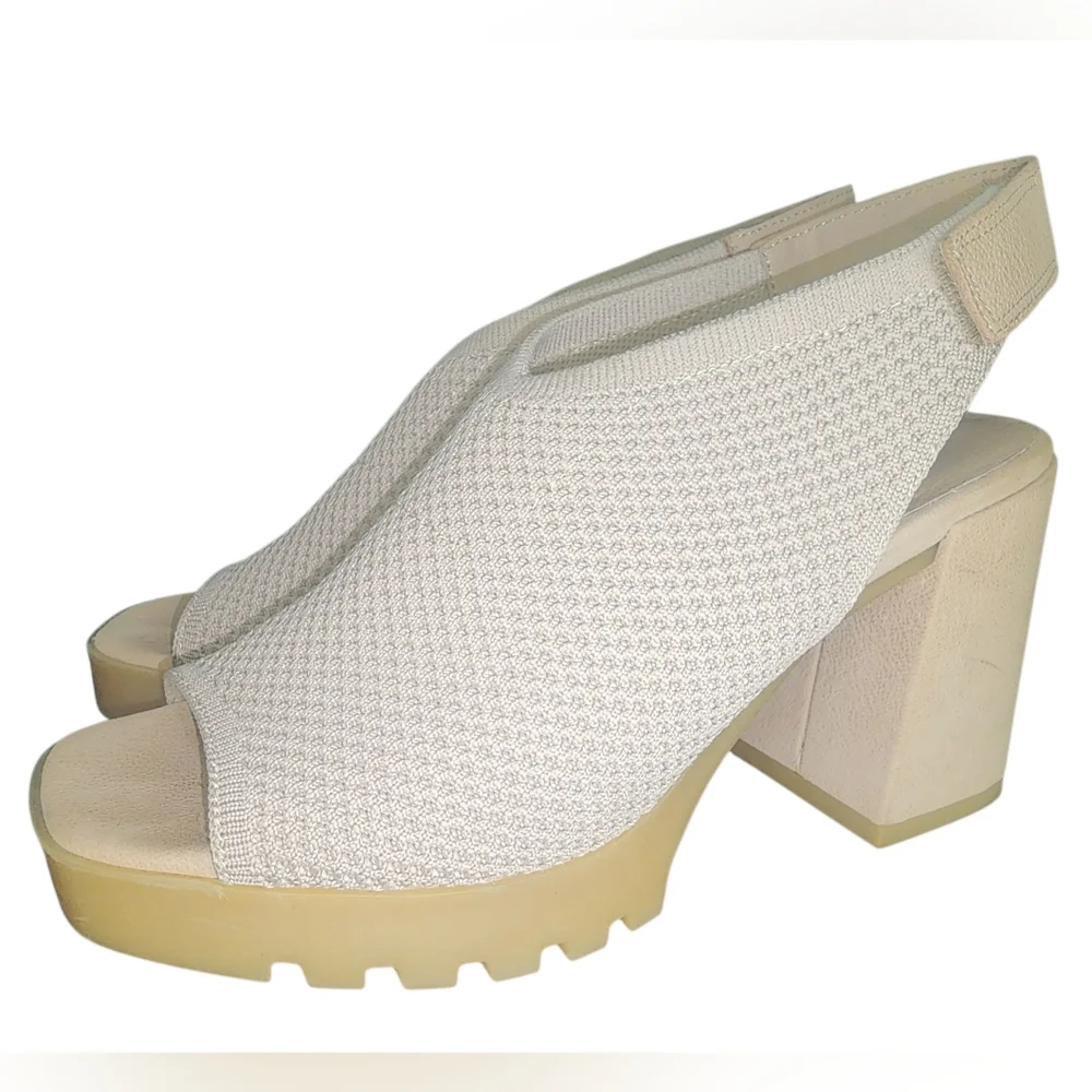 Eileen Fisher Cue Slingback Open-Toe Pumps, Womens 7​ - Picture 2 of 9
